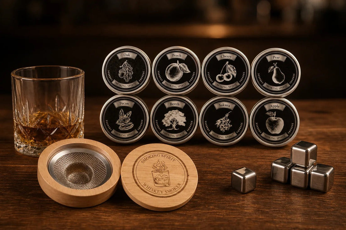 Otthoni whiskey kóstoló: így válassz füstölő szettet, poharat és faaprítékot a prémium élményhez - Smoking Spirit